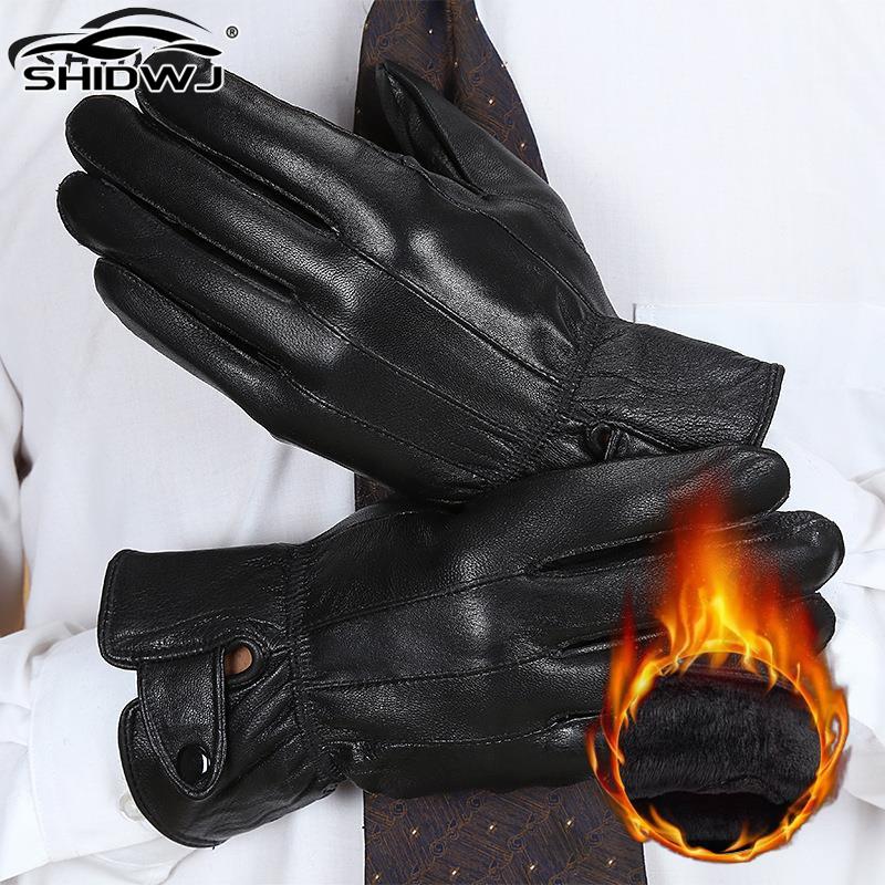 Leather Driving Glove - Sarung tangan kulit PU pria, 1
