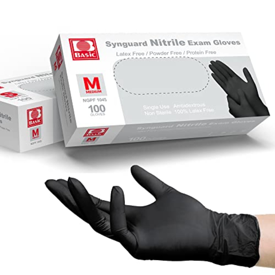 Exam Glove Nitrile - Sarung Tangan Medis Nitril Hitam -
