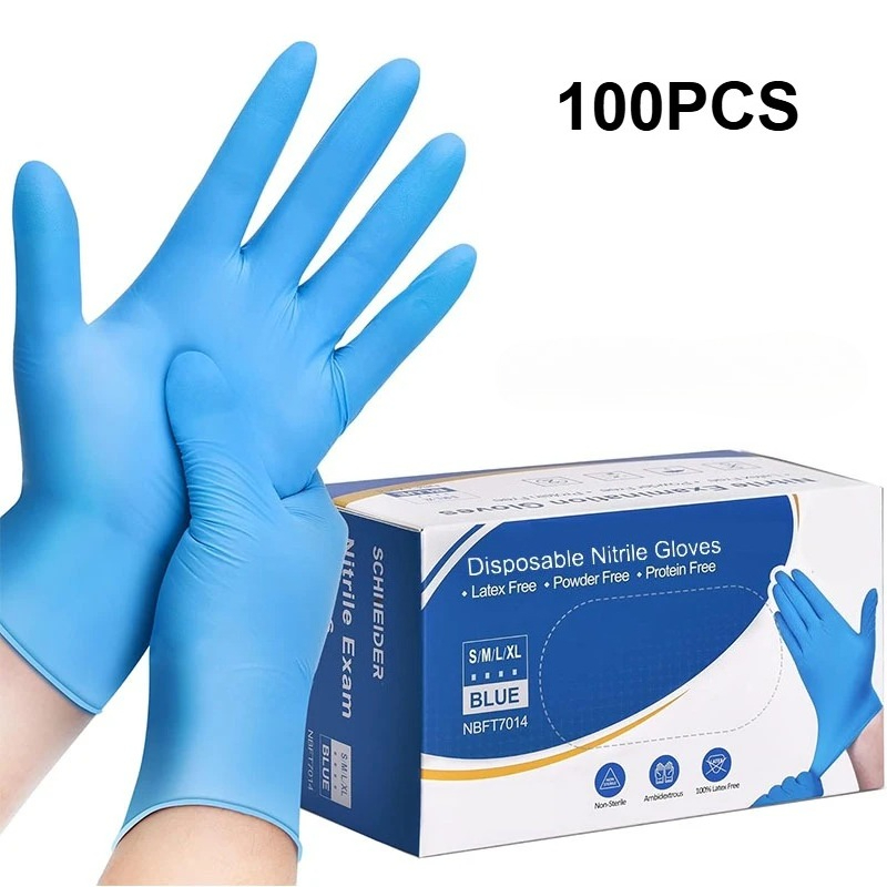 Latex Disposable Glove - 100 Buah Sarung Tangan Sekali Pakai
