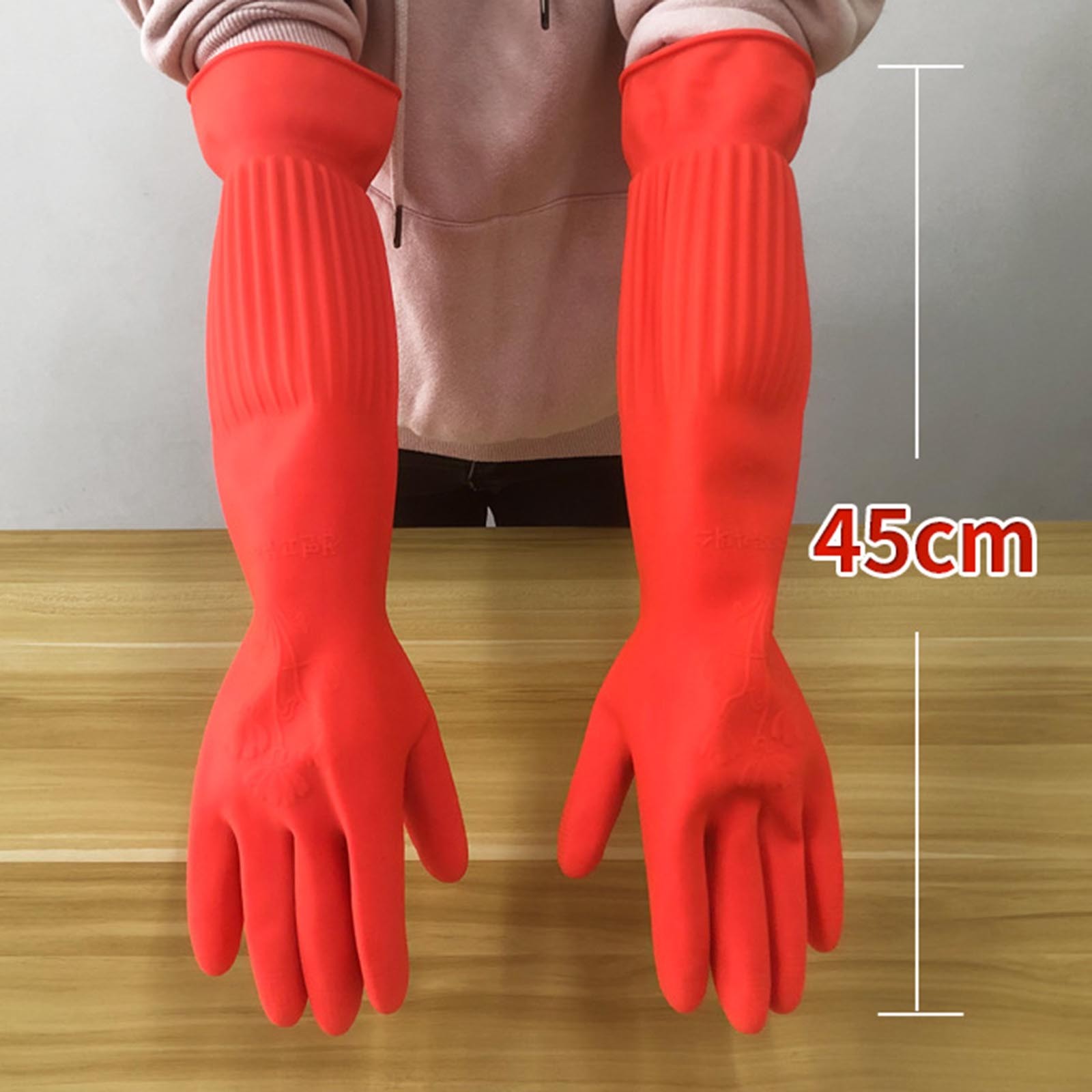 Dish Glove Rubber - 1 Pasang Sarung Tangan Pembersih Karet