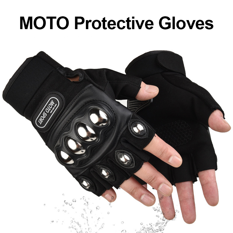 Motorcycle Glove Knuckle - Sarung Tangan Sepeda Motor Pria Taktis