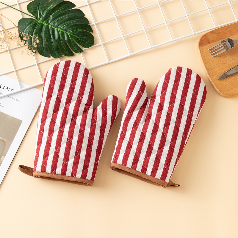 Oven Mitt Silicone - 2 Buah Sarung Tangan Oven Tebal