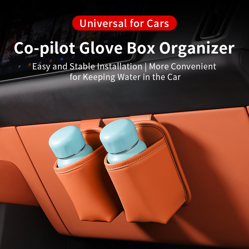 Leather Driving Glove - Organizer Penyimpanan Gantung di Glove Box