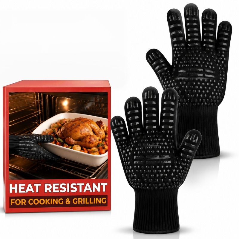 Oven Mitt Silicone - 1 buah/1 pasang sarung tangan barbekyu