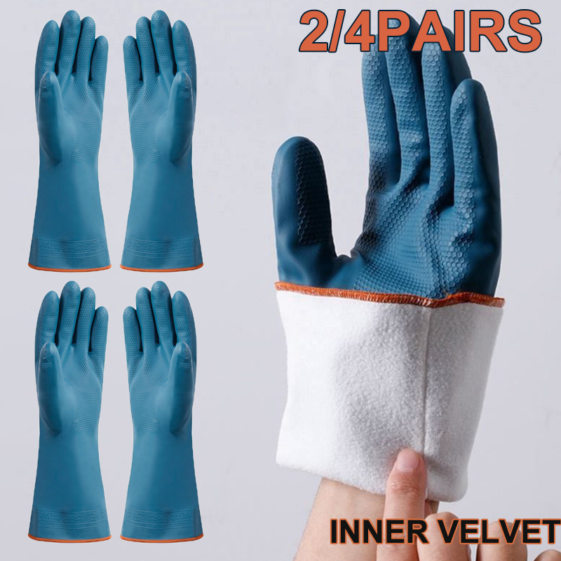 Rubber Glove Cleaning - 2/4 Pasang Sarung Tangan Tahan Air