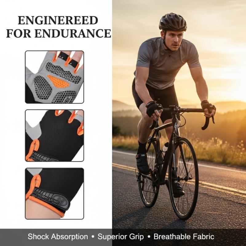Sarung Tangan Bersepeda Tanpa  - Fingerless Glove Knit ulasan dan harga