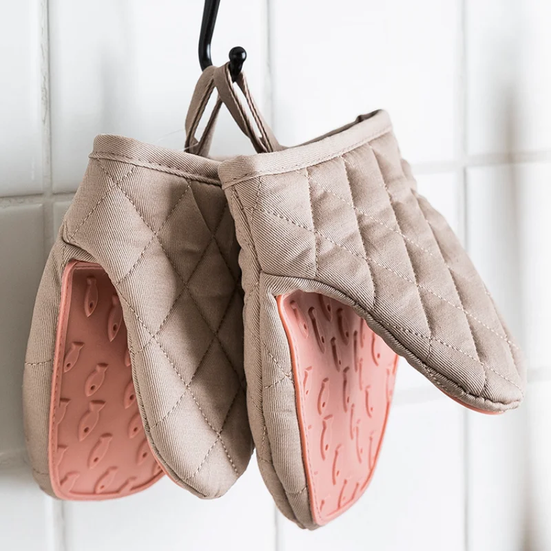 1 Buah Sarung Tangan Oven Anti - Oven Mitt Silicone ulasan dan harga