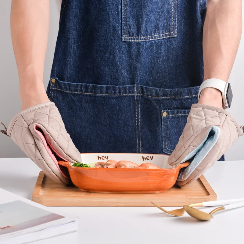 1 Buah Sarung Tangan Oven Anti - Oven Mitt Silicone ulasan dan harga
