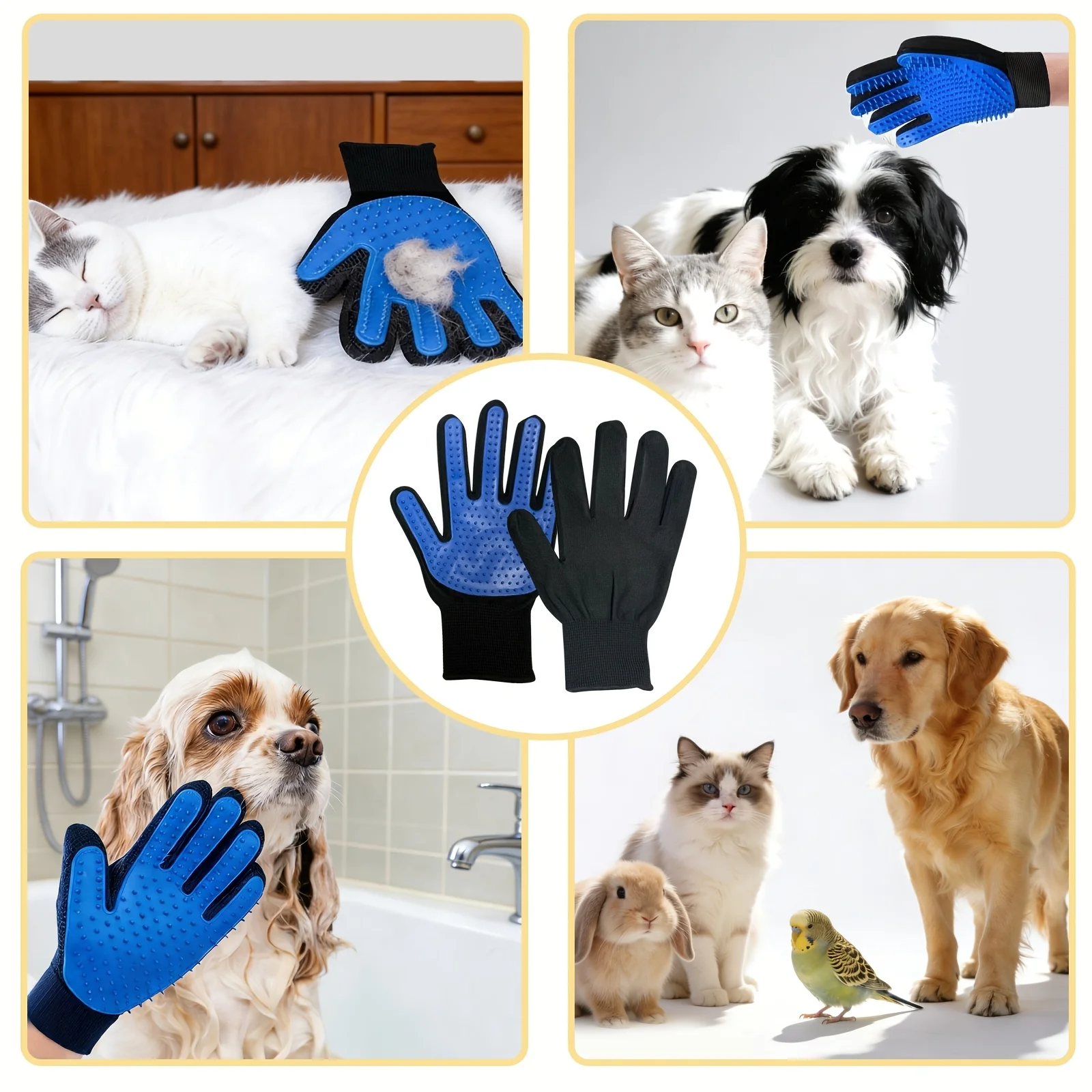 Sarung Tangan Hewan Peliharaan - Rubber Glove Cleaning ulasan dan harga