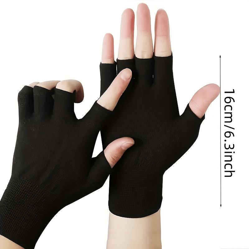 Sarung Tangan Rajut Hitam Sete - Fingerless Glove Knit ulasan dan harga