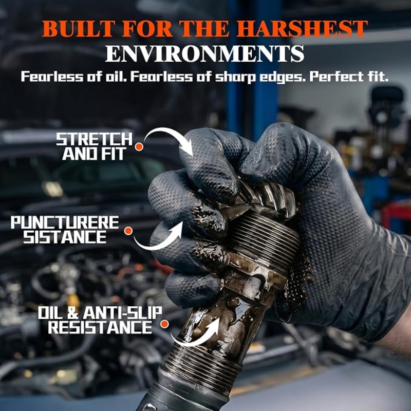 Sarung Tangan Nitril Sekali Pa - Rubber Glove Cleaning ulasan dan harga