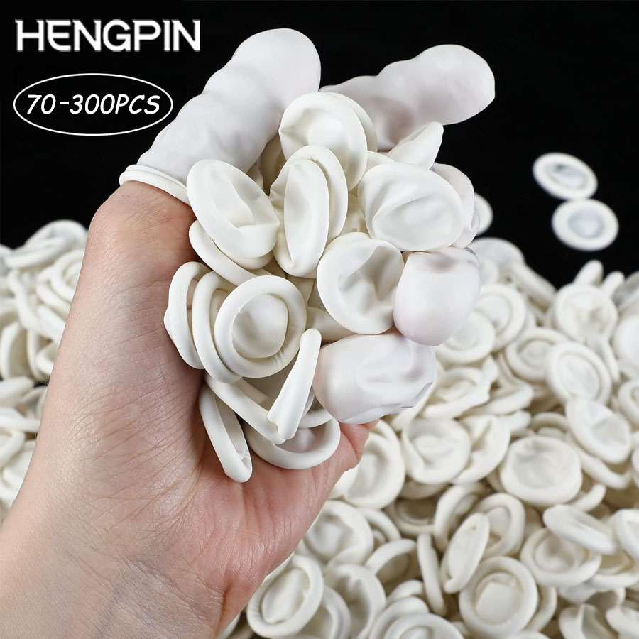 HENGPIN 70/300pcs Pelindung Uj - Latex Disposable Glove ulasan dan harga