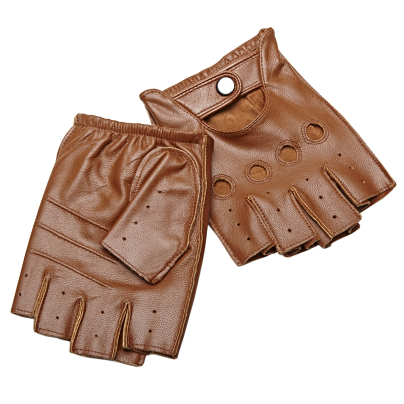 Sarung Tangan Setengah Jari Pr - Leather Driving Glove ulasan dan harga