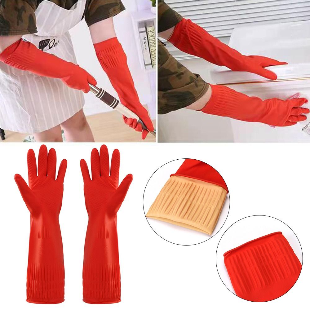 Sarung tangan karet tugas bera - Dish Glove Rubber ulasan dan harga