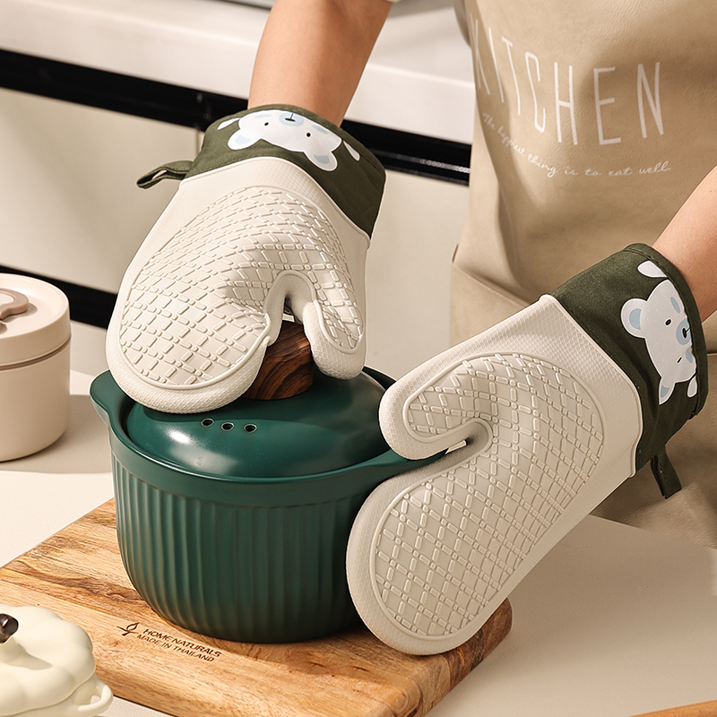 Sarung Tangan Silikon Anti Pan - Oven Mitt Silicone ulasan dan harga