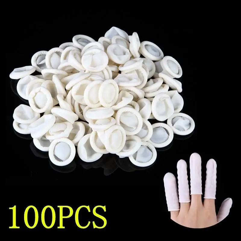 100 Buah Sarung Jari Lateks Se - Latex Disposable Glove ulasan dan harga