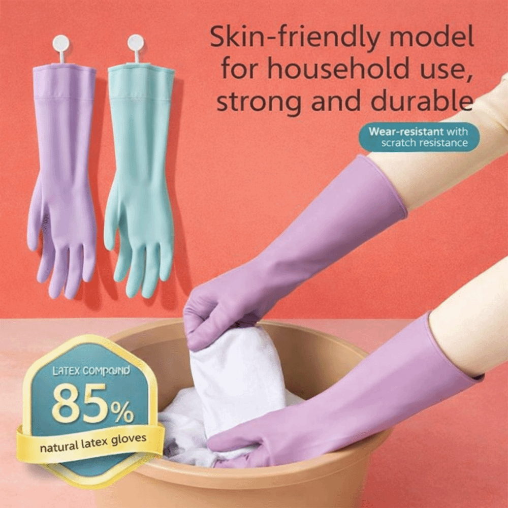 Sarung Tangan Cuci Piring Late - Dish Glove Rubber ulasan dan harga