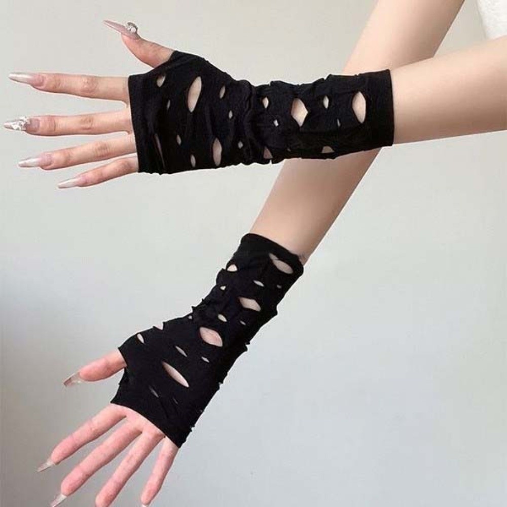 Penutup Lengan Sarung Tangan T - Fingerless Glove Knit ulasan dan harga