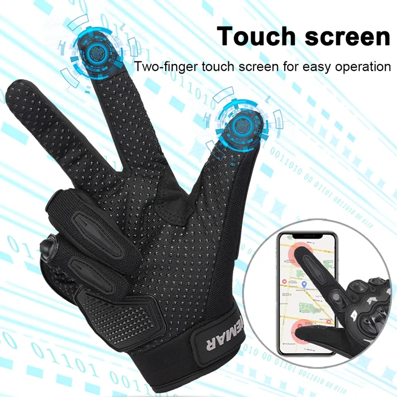 Sarung Tangan Balap Motor Full - Motorcycle Glove Knuckle ulasan dan harga