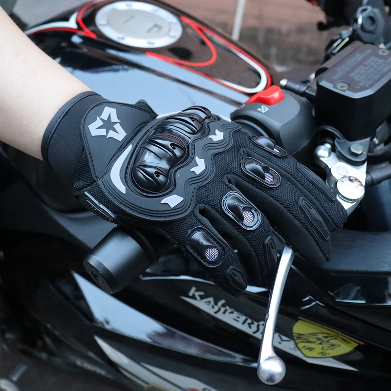 Sarung Tangan Balap Motor Full - Motorcycle Glove Knuckle ulasan dan harga