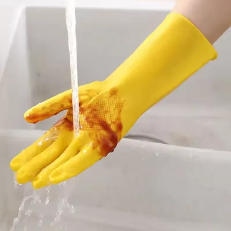 1-10 Buah Sarung Tangan Pekerj - Dish Glove Rubber ulasan dan harga