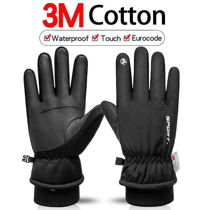 Sarung tangan bulu domba terma - Ski Glove Waterproof ulasan dan harga