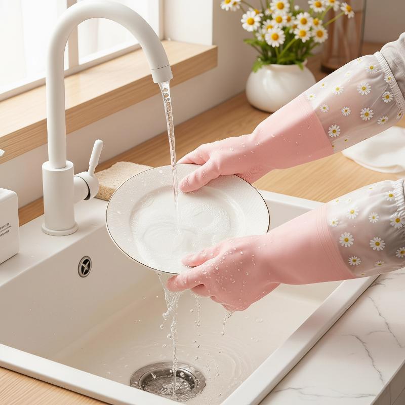Sarung Tangan Pembersih Tahan  - Rubber Glove Cleaning ulasan dan harga
