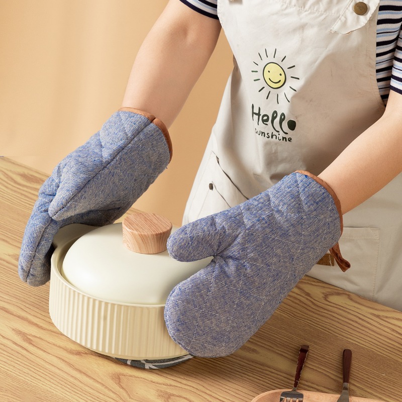 2 Buah Sarung Tangan Oven Teba - Oven Mitt Silicone ulasan dan harga