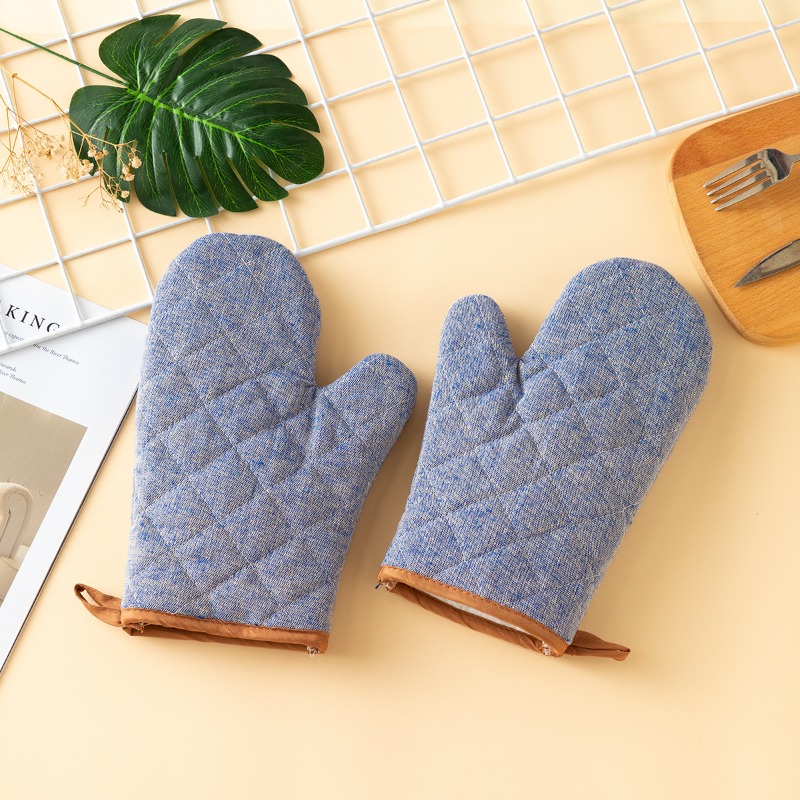 2 Buah Sarung Tangan Oven Teba - Oven Mitt Silicone ulasan dan harga