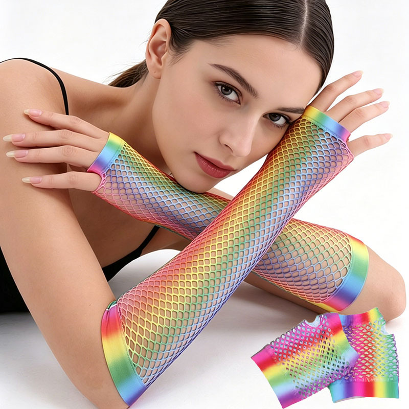 1 Pasang Sarung Tangan Jaring  - Fingerless Glove Knit ulasan dan harga
