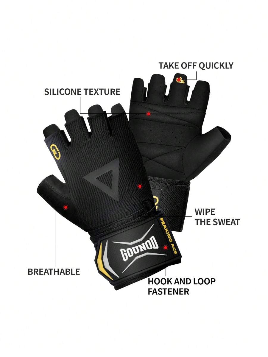 1 Pasang Sarung Tangan Gym GOU - Workout Glove Gym ulasan dan harga