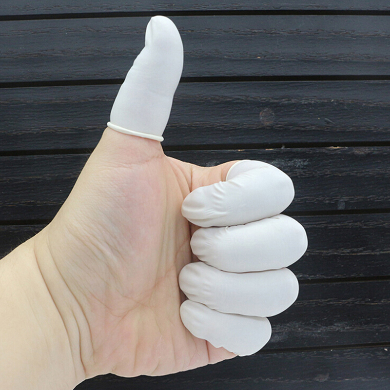 20/100 Buah Set Sarung Jari Ka - Latex Disposable Glove ulasan dan harga