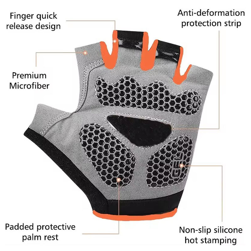 Sarung Tangan Setengah Jari An - Workout Glove Gym ulasan dan harga