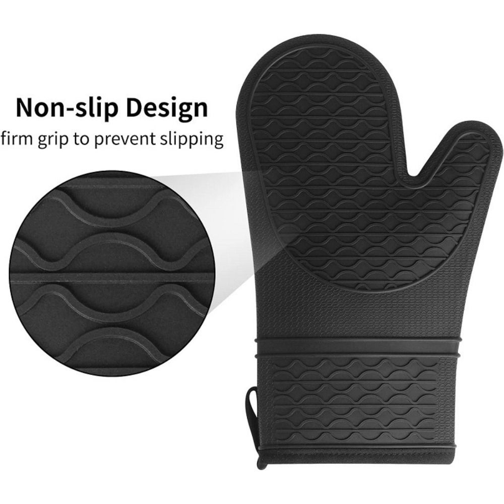 Sarung Tangan Oven Silikon Foo - Oven Mitt Silicone ulasan dan harga