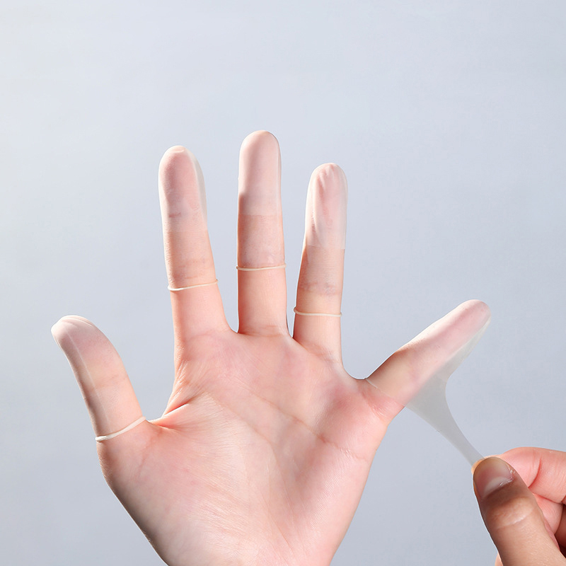 Baru 50 Buah/Pak Penutup Jari  - Latex Disposable Glove ulasan dan harga